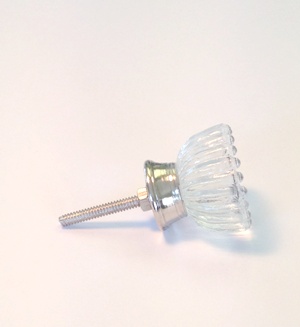 Lauren Glass Silver Knob Pulls & Knobs Style 2